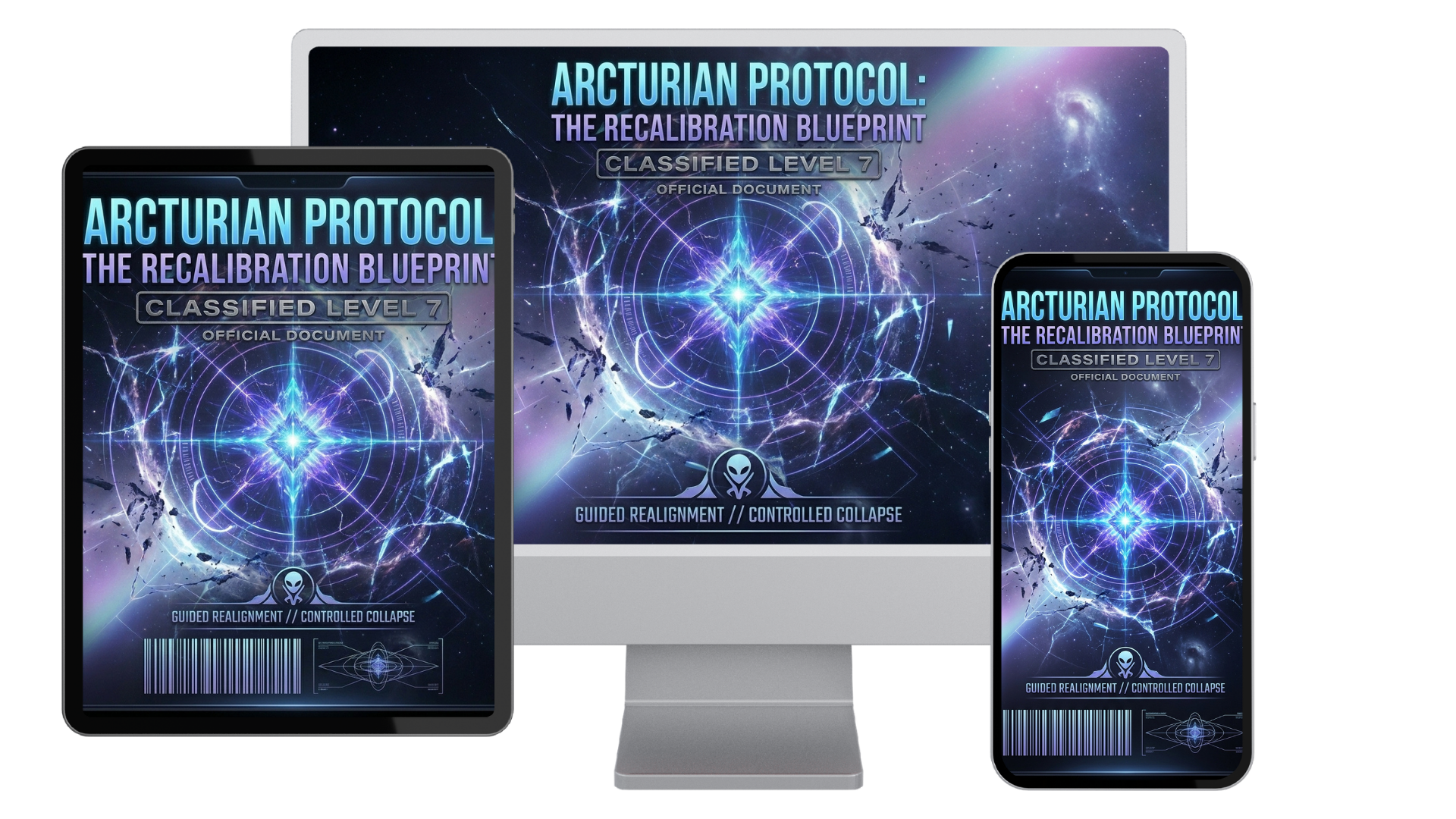 Arcturian Protocol — Device Mockups